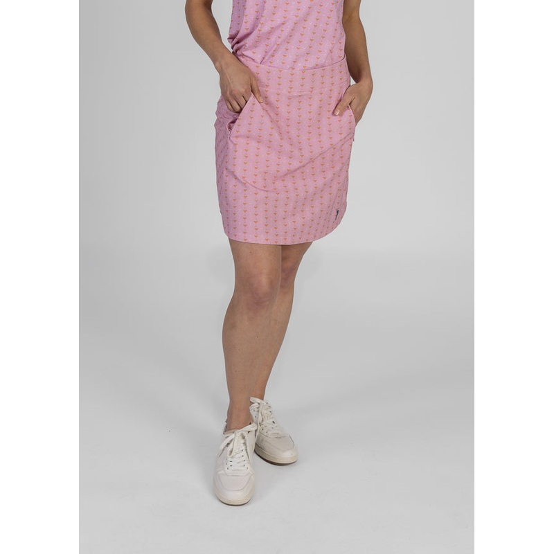 Cocktail Seersucker Women’s Spinner Skirt