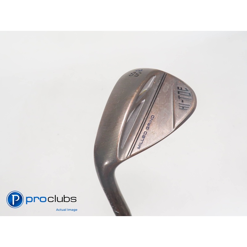 Left Handed TaylorMade Milled Grind HI-TOE 3 58*(7*) WEDGE KBS Wedge Flex 389935