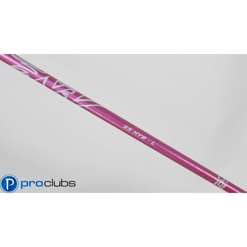 NEW ALDILA NV PINK 55 LADIES FLEX HYBRID SHAFT 42″ .370 TIP #407430