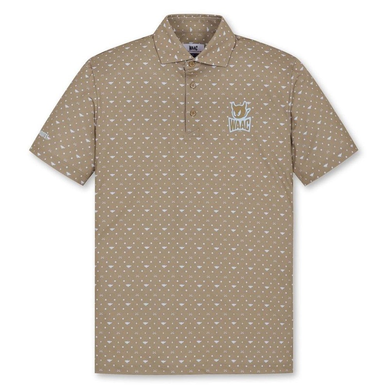 WAAC Flying WAACKY Dot Golf Polo Light Brown – FW24 Men