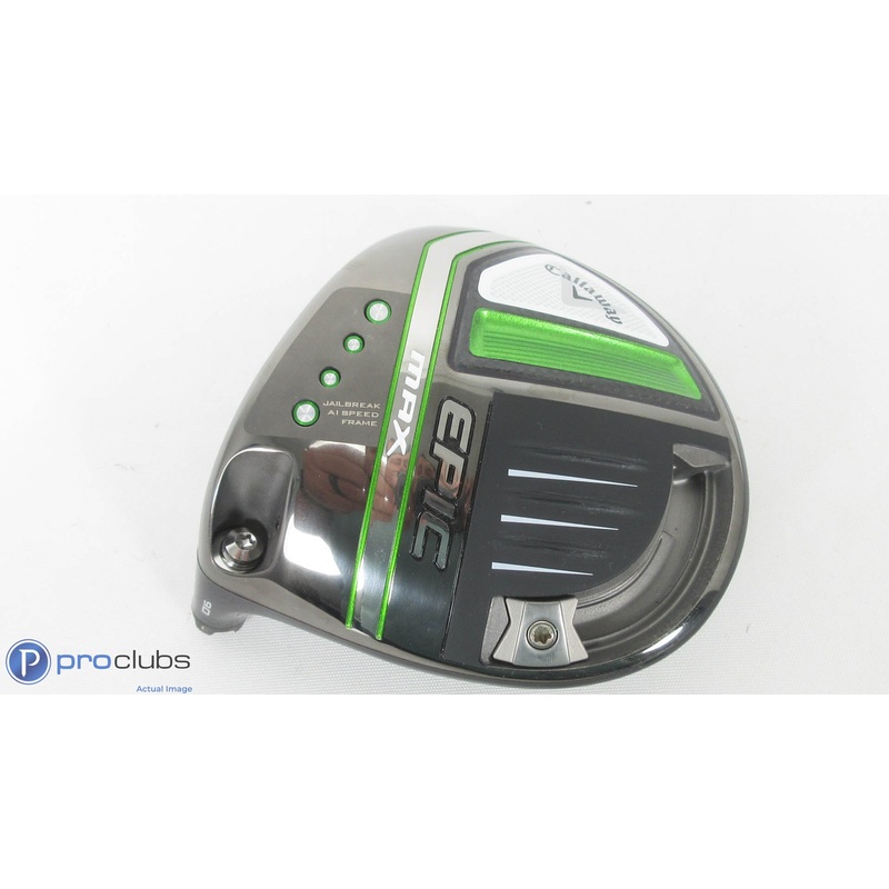 Excellent! Left Handed Callaway Epic MAX 9* Driver -Head Only- 365758