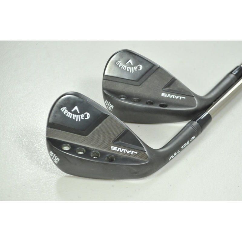 LEFT Callaway Jaws Full Toe Black Ladies 54*, 58* Wedge Set Graphite # 198895