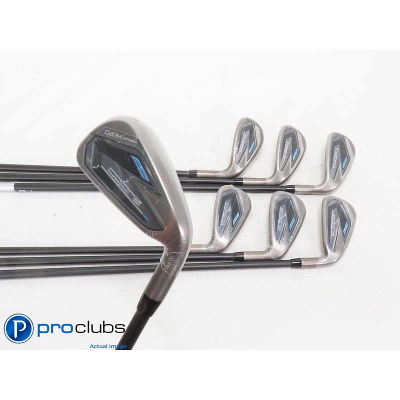New! Ladies Cobra DARKSPEED 6-PW, GW, SW IRON SET – KBS PGI Ladies Flex #422694