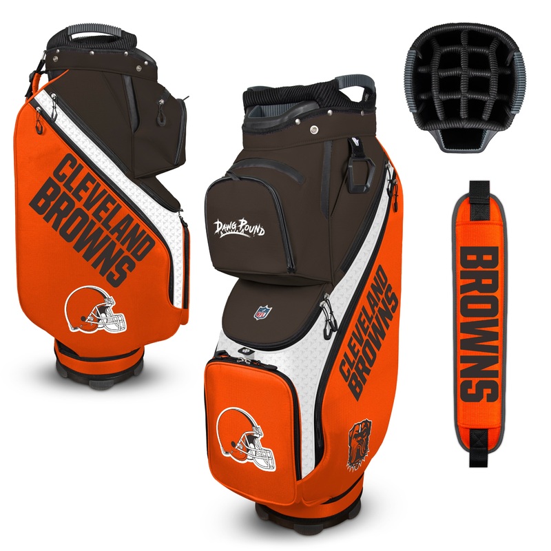 NFL Team Effort Clubhouse Cooler Cleveland Browns Cart Bag