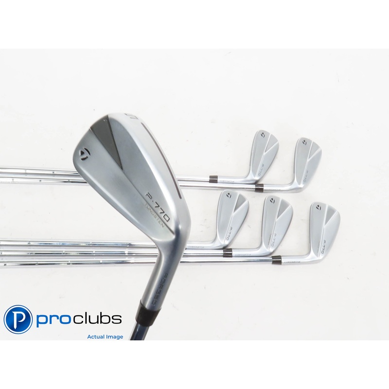 Nice Tour Issue TaylorMade ’23 P-770 5-PW IRON SET – DG X100 X-Flex +1/2″ 422326