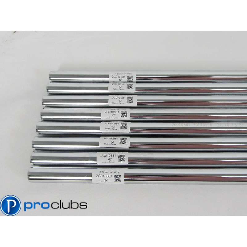 (8) NEW KBS $-TAPER LITE 115G STIFF FLEX STEEL IRON SHAFTS .370 446283 No Labels