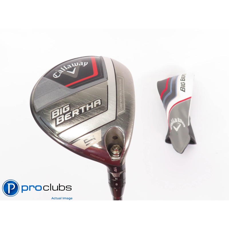 Callaway 2023 BIG BERTHA 19* 5 Wood w/HC – Callaway RCH 65 Regular Flex #441703