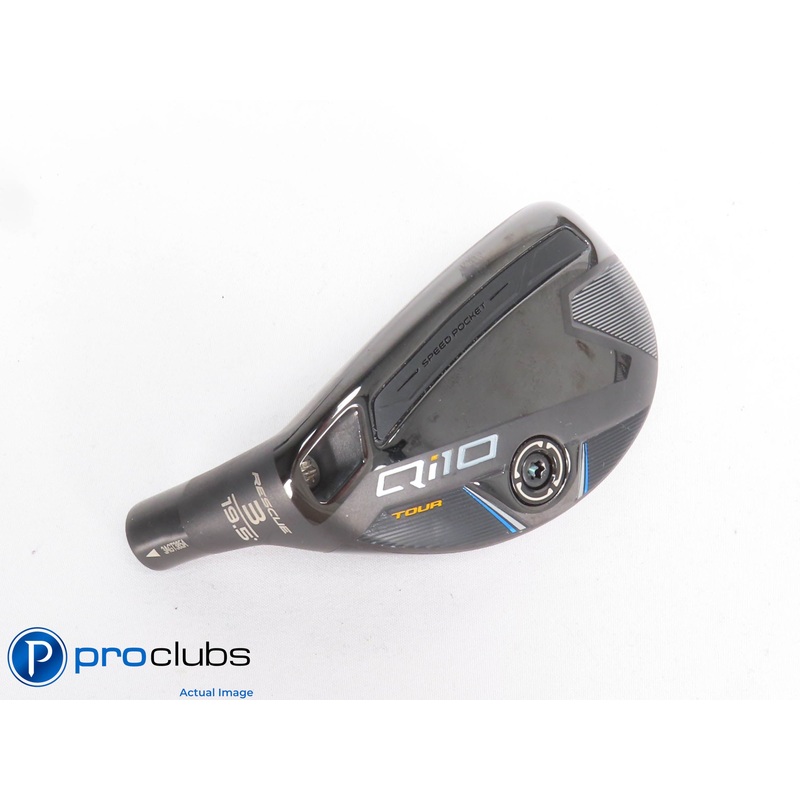 Left Hand TaylorMade Qi10 Tour Rescue 19.5* 3 Hybrid – Head Only – L/H – 429402