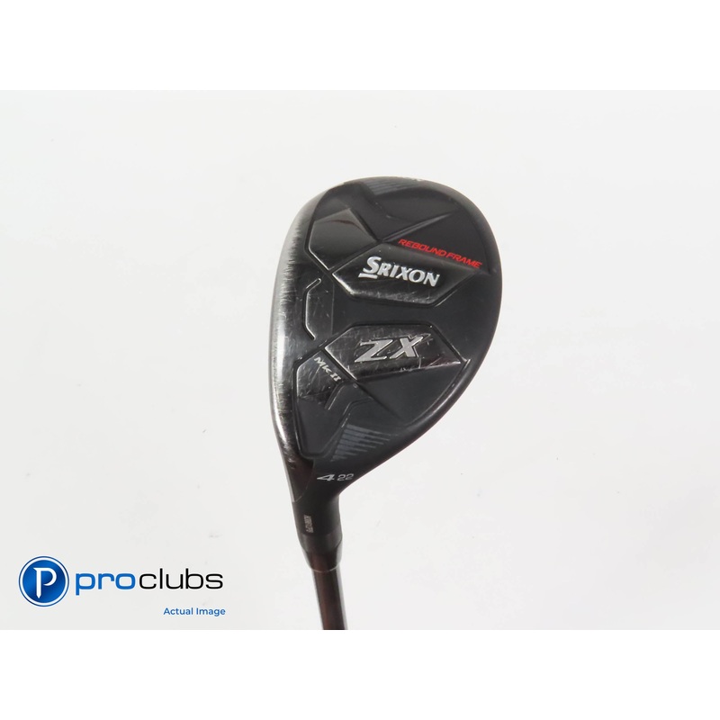 Left Handed Srixon ZX MK II 22* 4 Hybrid – HZRDUS RDX Smoke 80g X-Flex – 405889