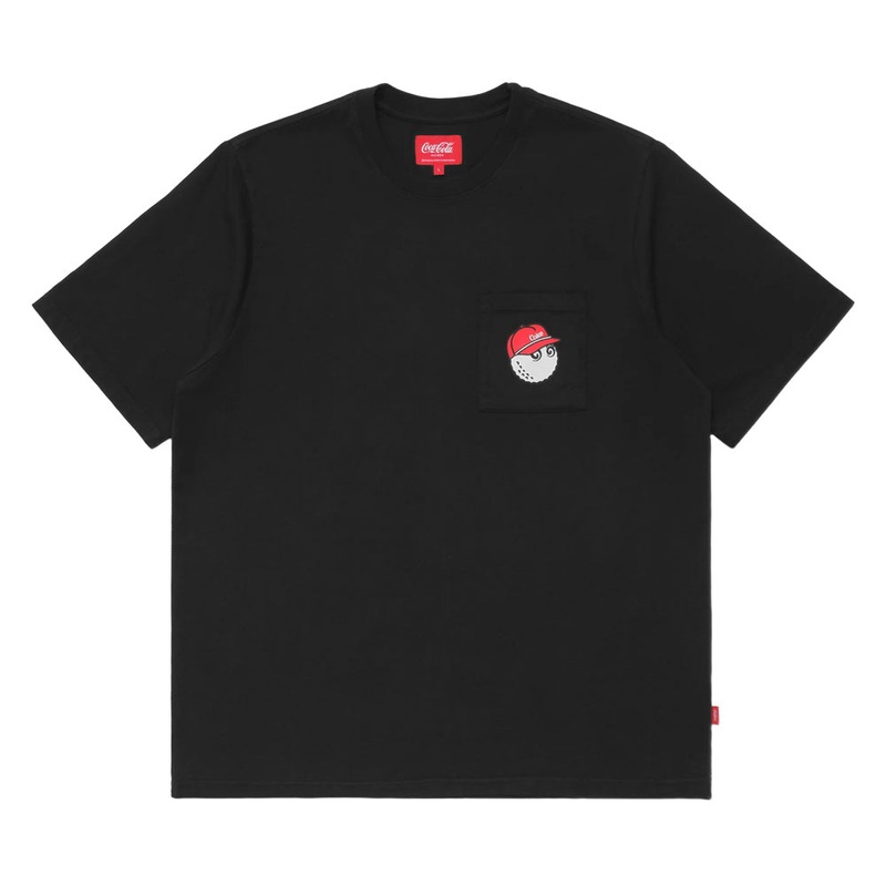 Malbon x Coca Cola Spencerian Block Golf T-Shirt Black – 24 Men
