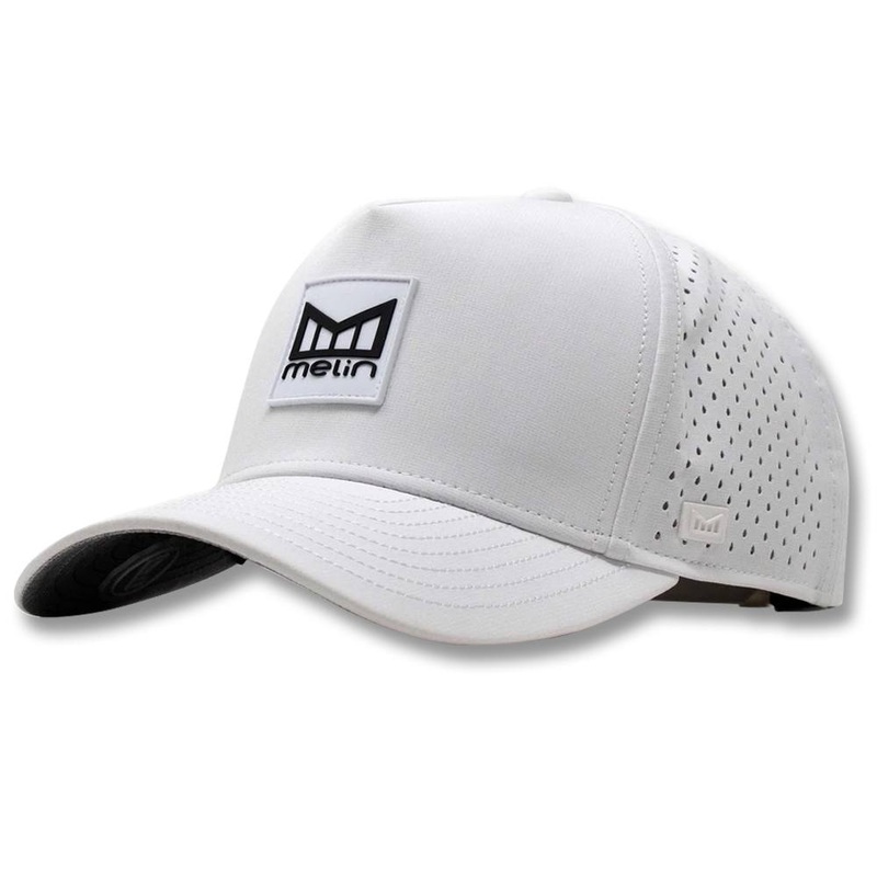 Melin Odyssey Stacked Hydro Golf Cap White – FA23 Men