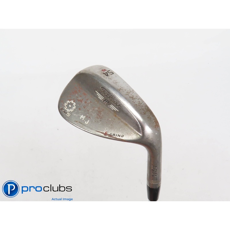 Nice Tour Issue Titleist Vokey SM5 RAW 54*(10*) WEDGE S-Grind- Stiff Flex 414226