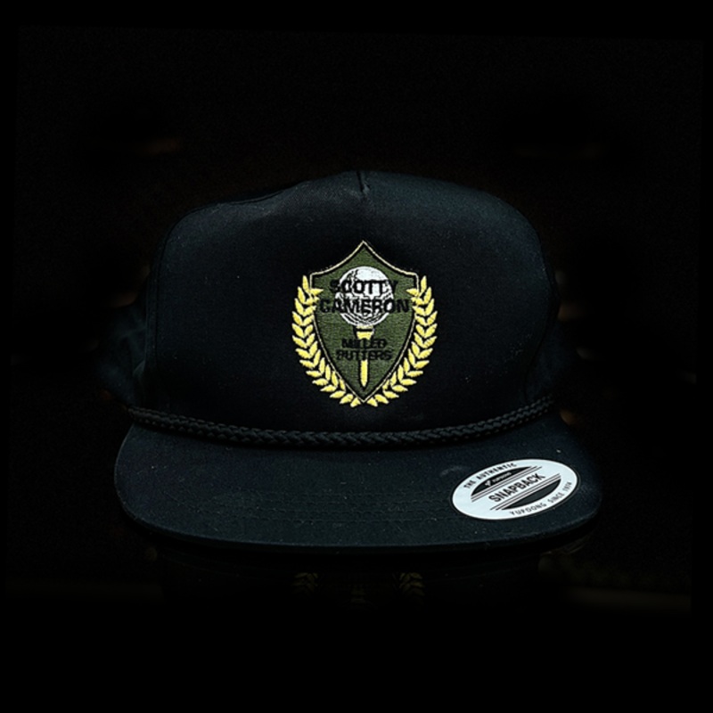 Scotty Cameron Milled Putter Snapback Black Golf Hat