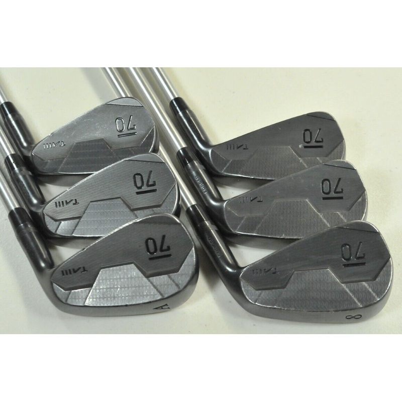 Sub 70 TAIII Forged Black 6-PW,AW Iron Set Regular Flex Right KBS Steel # 170666