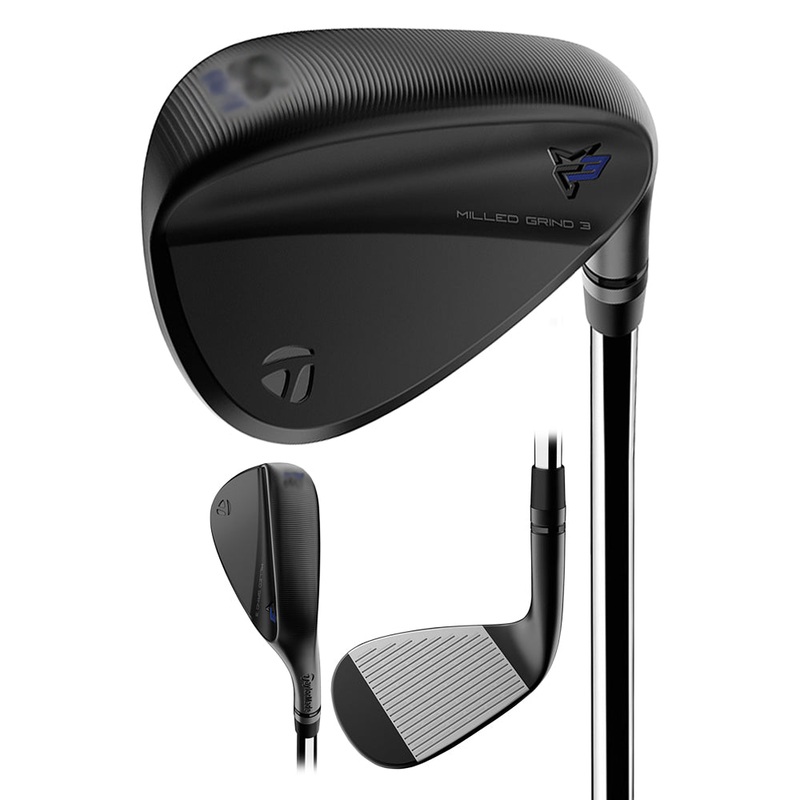 TaylorMade Milled Grind 3 Black Wedge – 21 Men