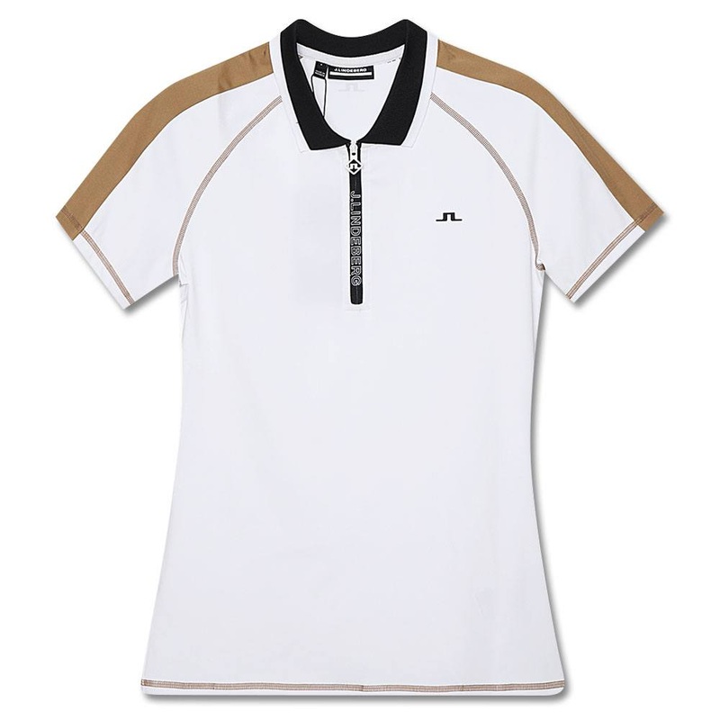 J.Lindeberg Kourtney Golf Pullover White – SS23 Women