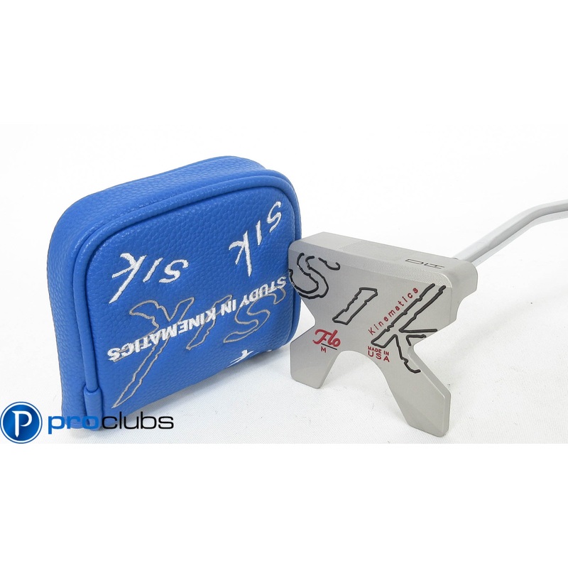 NEW SIK FLO M-SERIES DOUBLE BEND FLANGELINE PUTTER 34″ w/ HEADOVER #368077