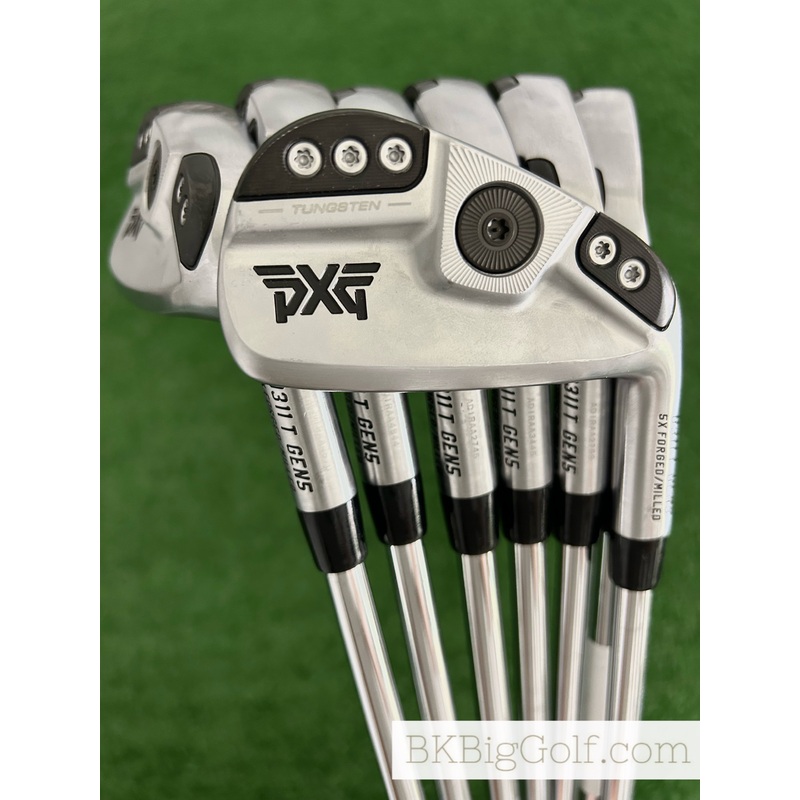 PXG 0311 T GEN5 Forged Iron Set 4-W / True Temper Elevate Tour 120 Stiff