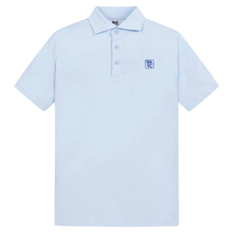 WAAC Athletic Arrow Reversed Collar Golf Polo Light Blue – SS24 Men