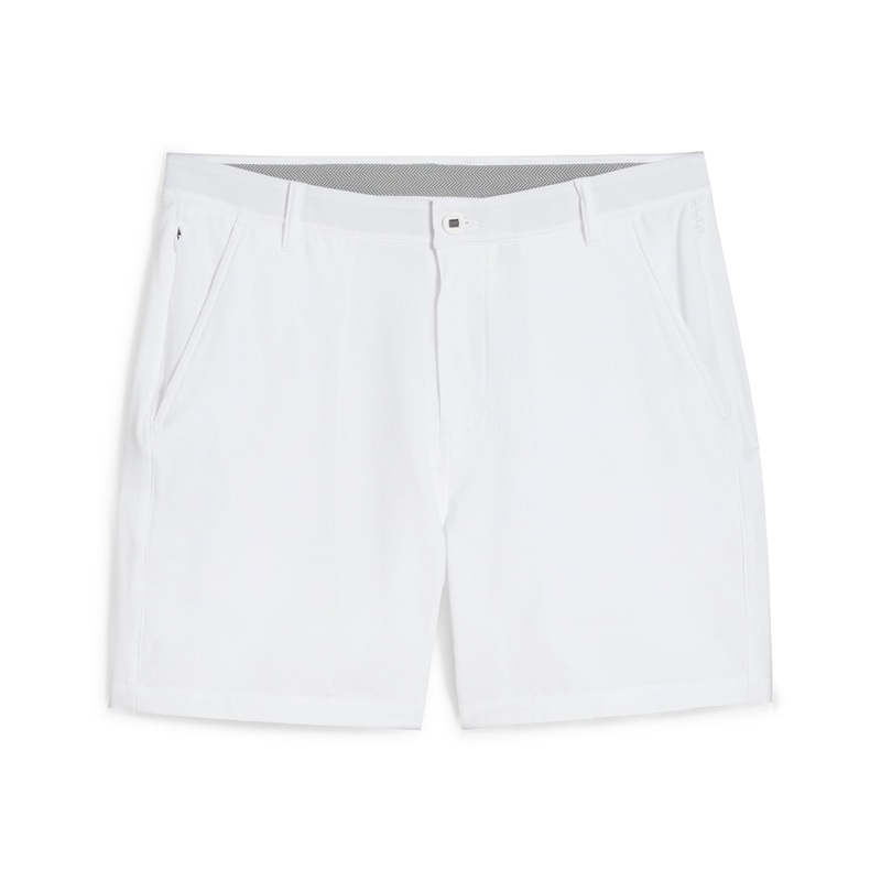 101 Solid 7″ Golf Shorts | White Glow