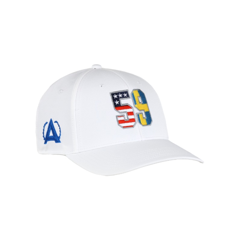 Annika “59” Sweden/USA White Aerosphere Tech Fabric Cap