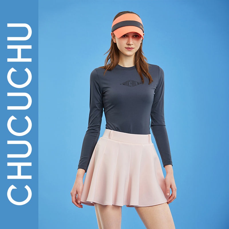 CHUCUCHU Women Tattoo Basic Crew Neck