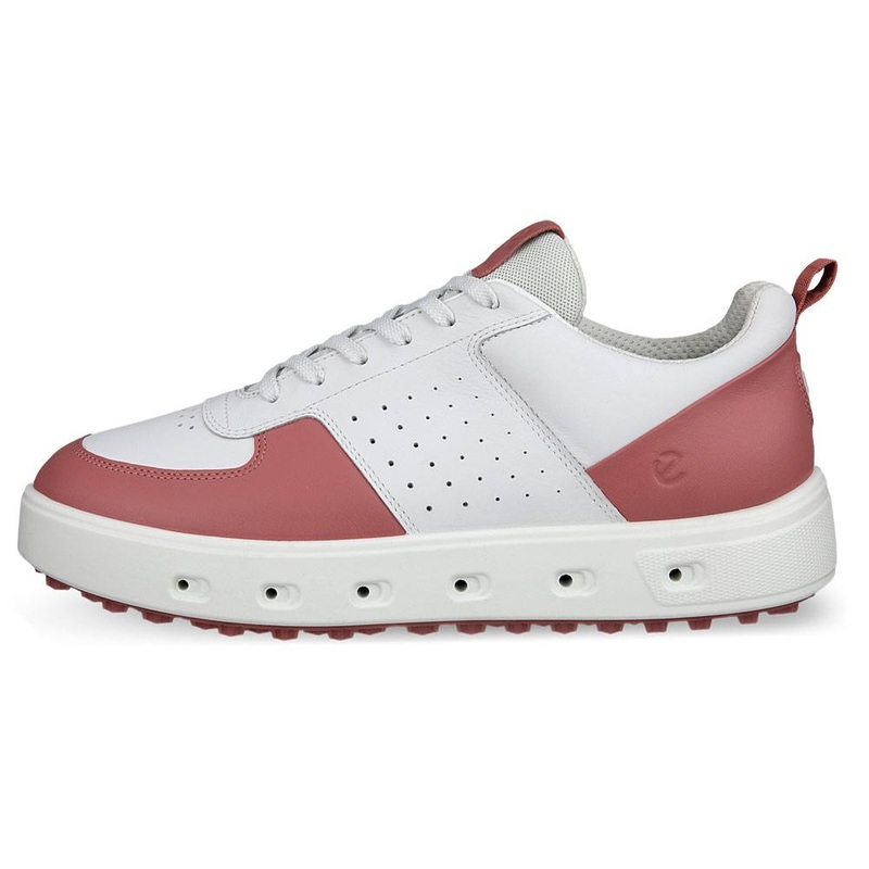 ECCO Street 720 Spikeless Golf Shoes White/Petal – SS24 Women