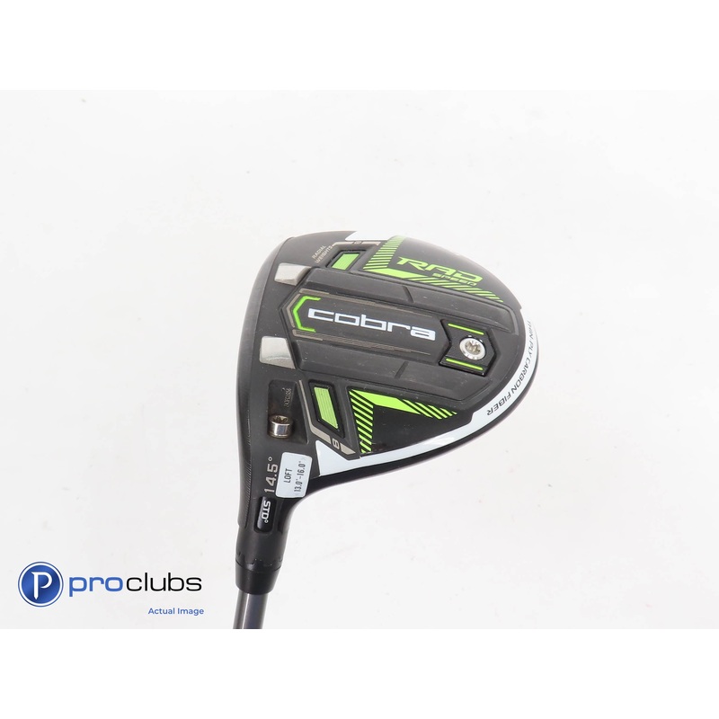 Left Handed Cobra Radspeed 14.5* 3 Wood – Riptide CB 50g 6.0 Stiff Flex 358880