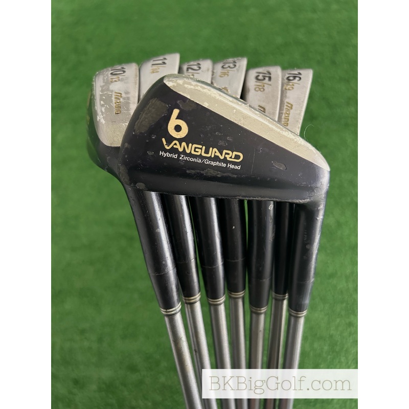 Mizuno Vanguard Black Hybrid Zirconia Iron Set 4-P / Arcflow Regular Graphite