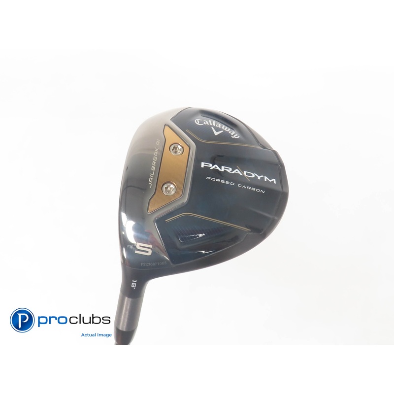 Left Handed Callaway Paradym 18* 5 Wood – Mitsubishi C6 Blue 60g Regular 384309