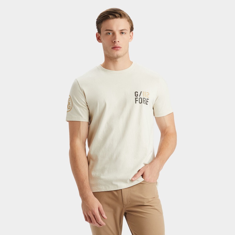 G/FORE MEN SHOTS COTTON TEE