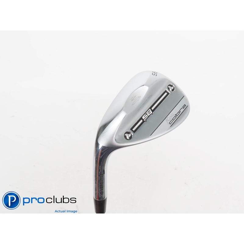 Nice Left Handed Cobra SB Chrome 56*(10*) WEDGE V-Grind KBS125 Stiff Flex 415209