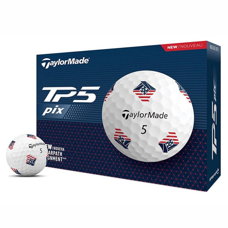 TaylorMade TP5 Pix USA Golf Balls