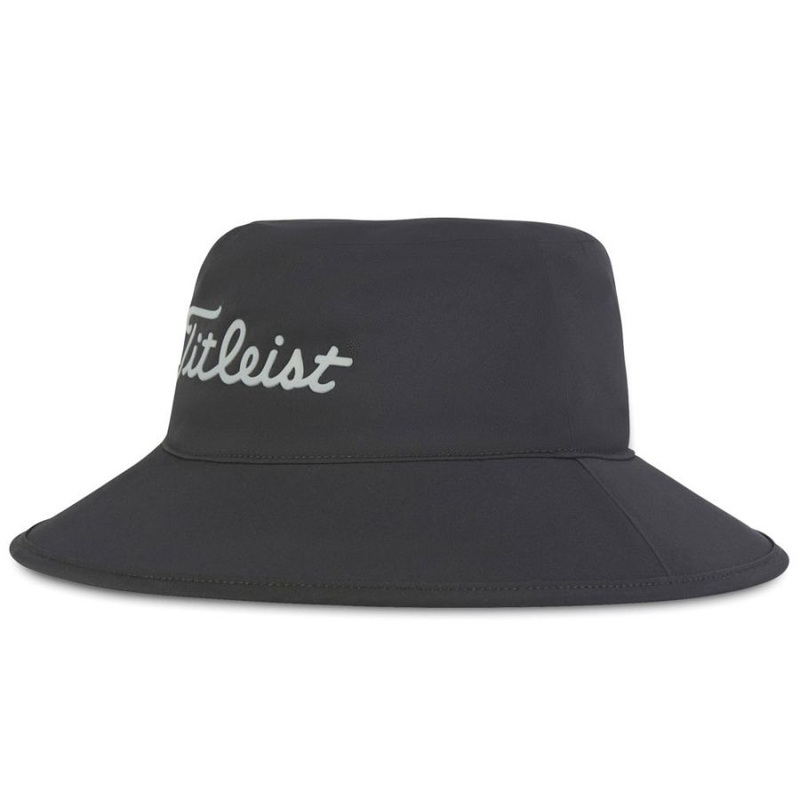 Titleist StaDry Bucket Golf Hat – Black/Grey