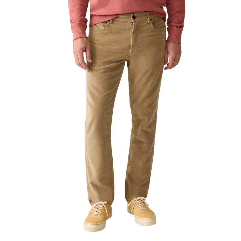 Faherty Men’s Stretch Terry Corduroy 5-Pocket Pants