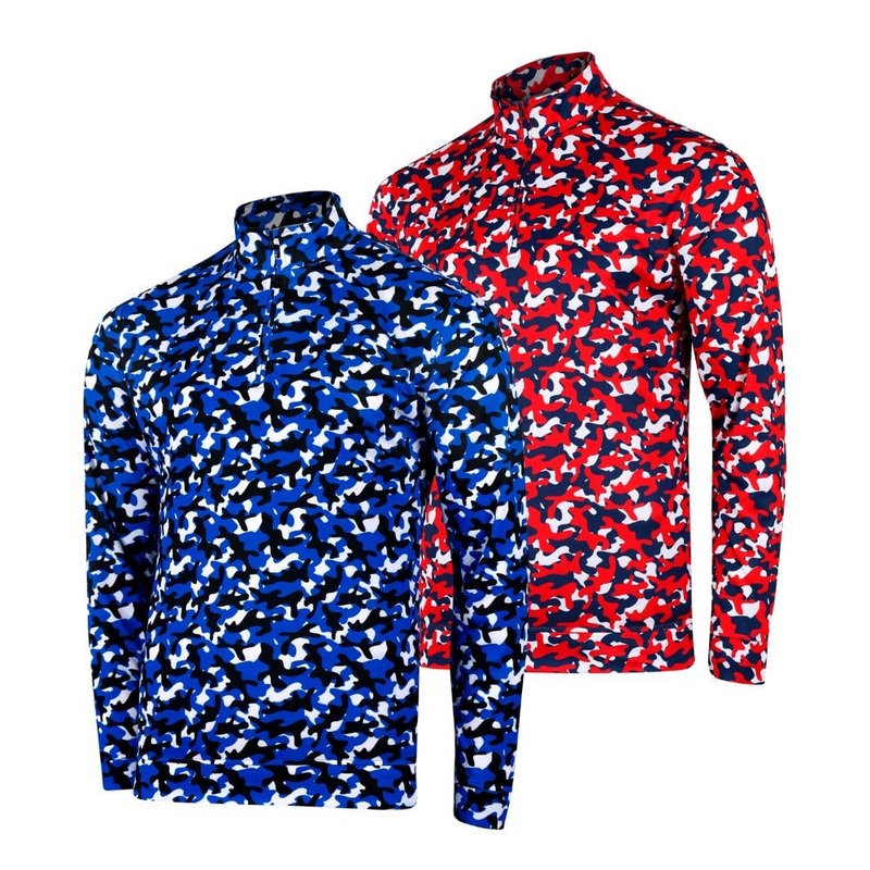 Backspin Men’s Camo 1/4 Zip Pullover 24