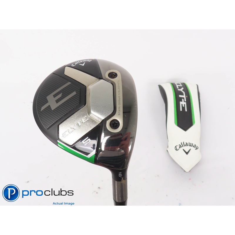 Callaway ’25 ELYTE 18* 5 WOOD w/Cover – Denali Blue 70g 6.0 Stiff Flex 447700
