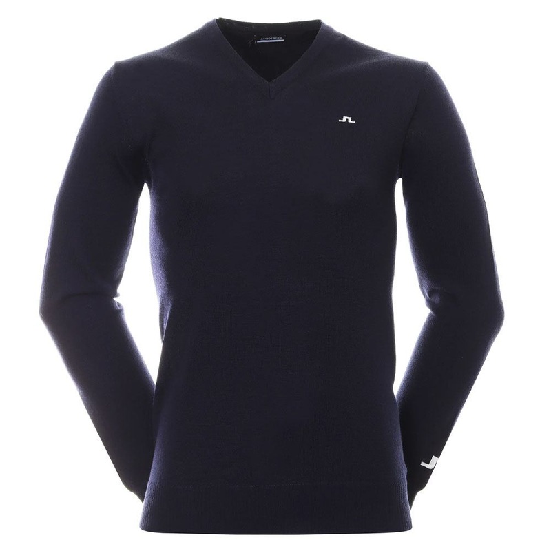 J.Lindeberg Lymann Knitted Golf Sweater JL Navy – SS24 Men