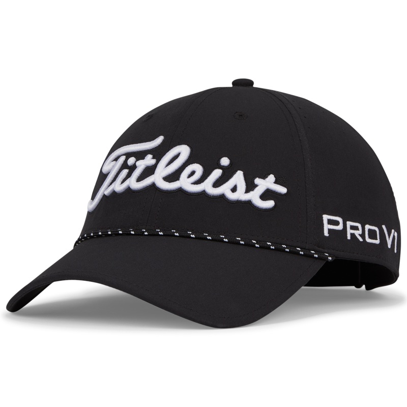Titleist Tour Breezer Golf Cap – Black/White