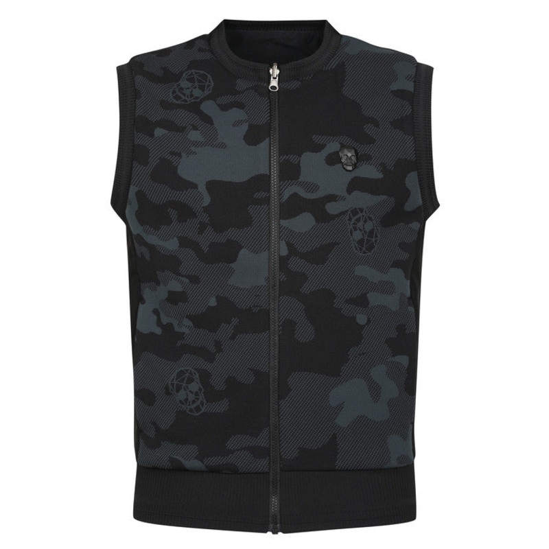AMAZINGCRE 2024FW MEN ALEX CAMO JQD REVERSIBLE VEST