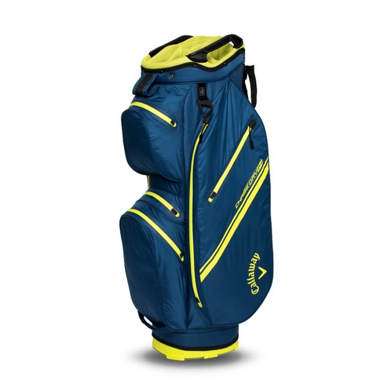 Callaway Chase Dry 14 Golf Cart Bag – Navy/Lime