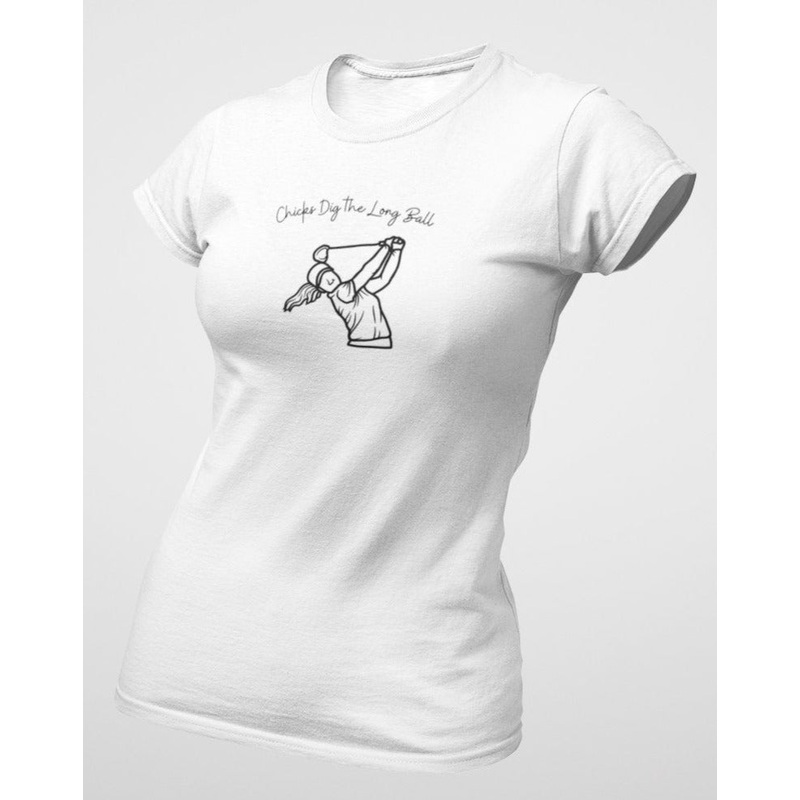 Chicks Dig the Long Ball Women’s Tee