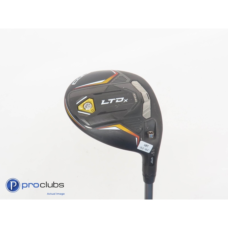 Cobra KING LTDx 15* 3 Wood Blk/Gold – Riptide CB 50g 5.5 Regular Flex 351908