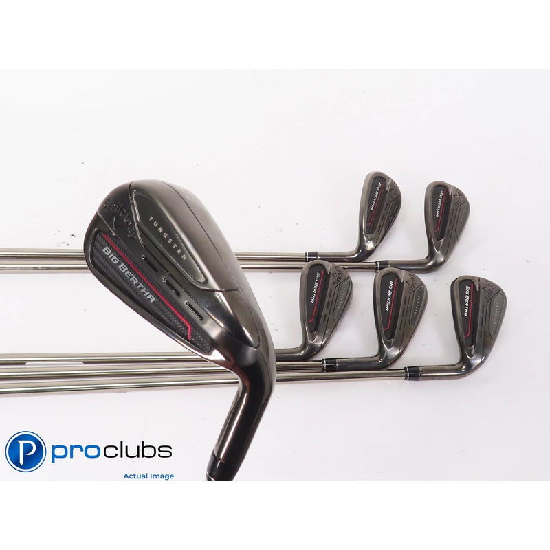 Nice Callaway ’23 BIG BERTHA 6-PW,SW IRON SET -RCH65 Senior Flex Graphite 444748