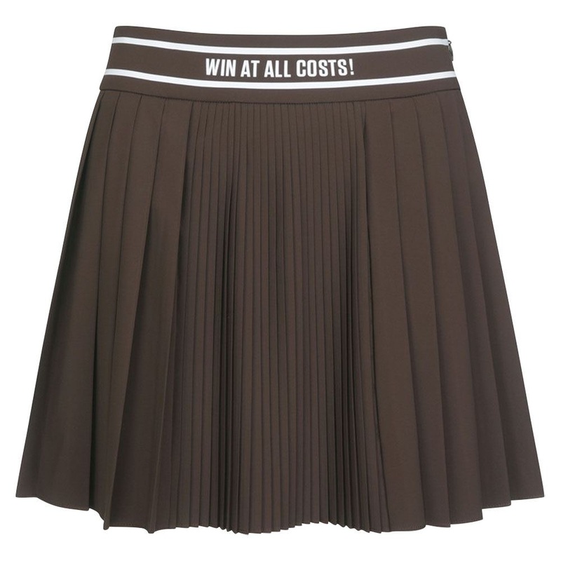 WAAC Accordion Pleated Golf Skort Dark Brown – SS23 Women