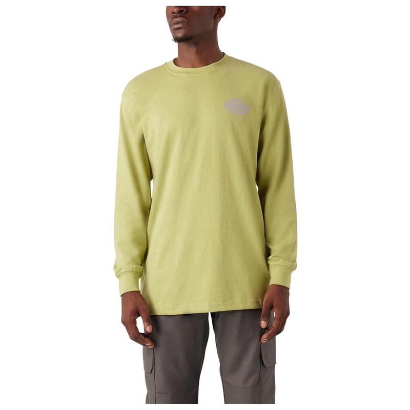 Dickies Men’s Long Sleeve Logo Chest Graphic Tee Shirt