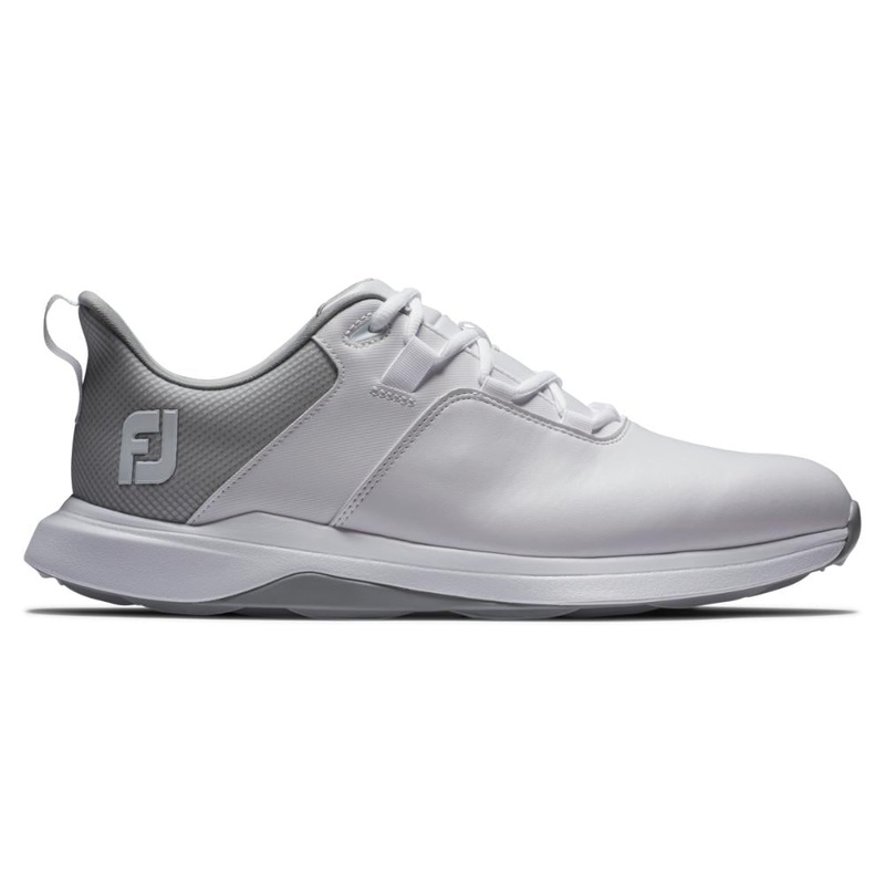 FootJoy Men’s ProLite Golf Shoe – White/Gray Previous Season Style 56924
