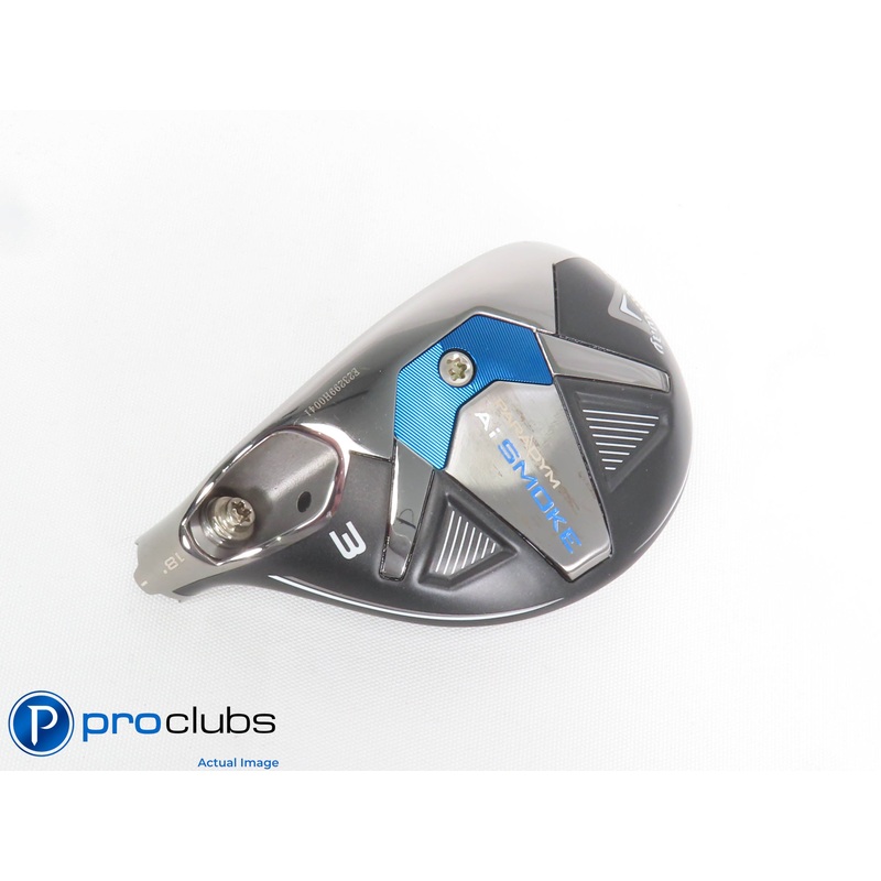Left Handed Callaway PARADYM Ai Smoke 18* 3 Hybrid – Head Only – L/H – 428322
