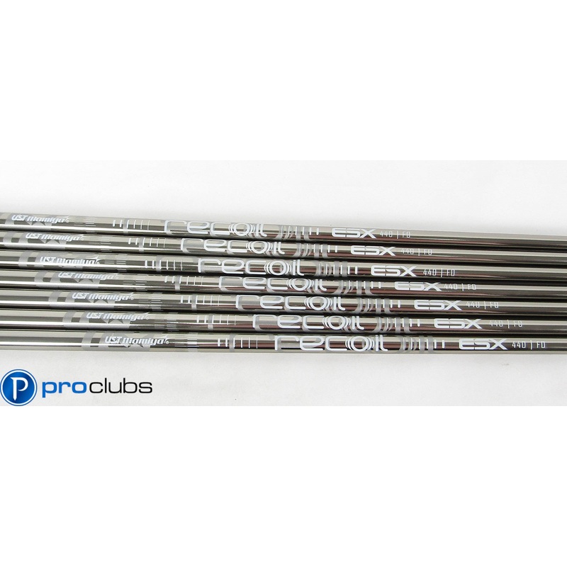 NEW UST MAMIYA RECOIL ESX 440 F0 LADIES FLEX GRAPHITE IRON SHAFTS (4-PW) .355