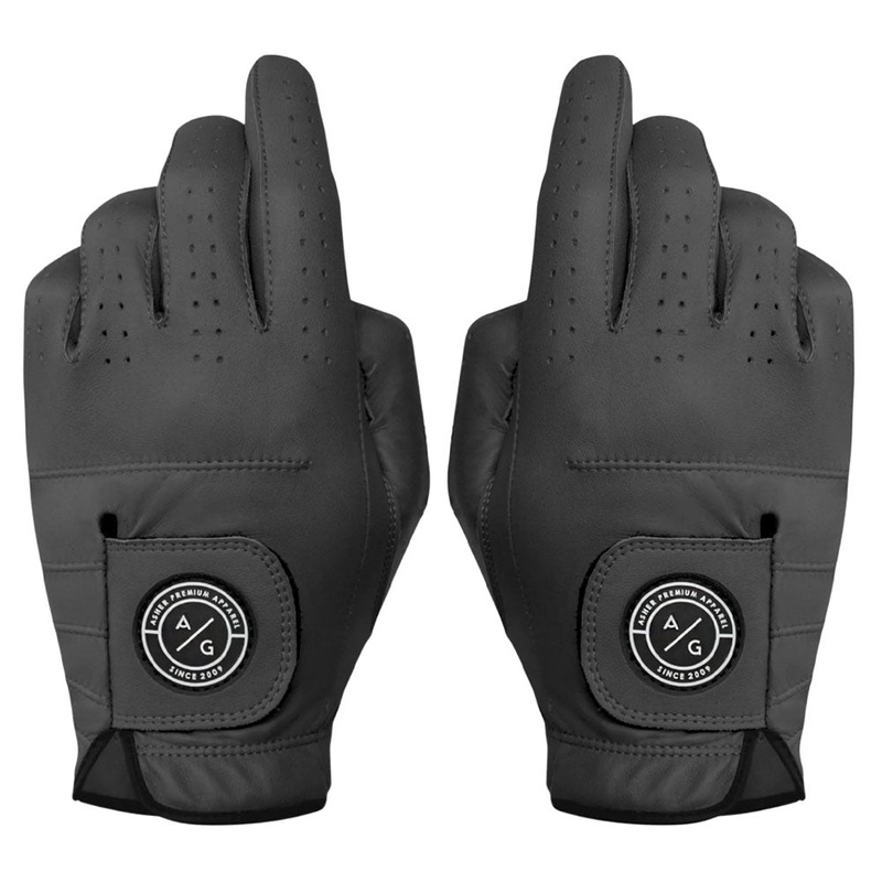 Asher Golf Evergreen Golf Glove Charcoal – 23 Women